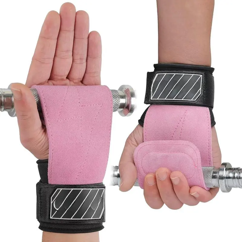 Wrist Straps for Weightlifting, Workout Wrist Wraps with Dual-Layer Oxford Leather, Enhanced Grip for Optimal Hand and Wrist Protection, Gym Lifting Straps for Deadlift and Powerlifting