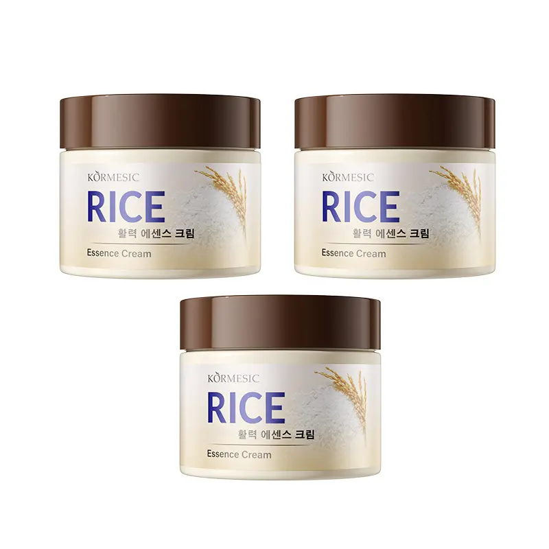 【BUY 1 GET 2】Rice Face Cream with Rice Extract, Niacinamide + Lanolin - Moisturizing, All-Skin Friendly Oil-Free Day Cream for Skin Barrier Repair, Daily Use