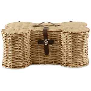 Bone Dry Bone Shape Toy Basket Small
