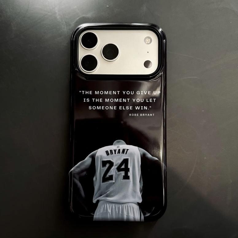 Kobe Bryant Quote Phone Case, Mamba MentalityMotivation Tough Cases, Basketball Legend MerchCases, Gift for Fans,iPhone12-17，  W19