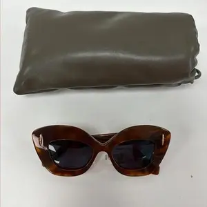 Pre-owned W26031770 Loewe Sunglasses Tortoise Acetate