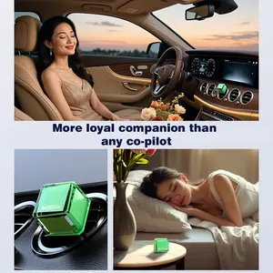 Car Sugar Cube Air Freshener, Long-Lasting Scented Vent Clip, Car Interior Deodorizer Decor, Essential Odor Eliminator Accessory