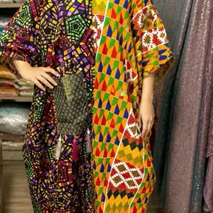 Black & White Bubu Dress with Unique Circular and Geometric Patterns for Stylish Outfits