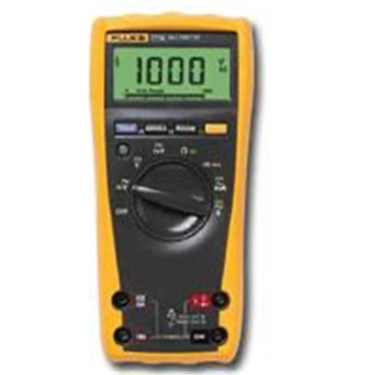 Fluke FLU77-4 Digital Multimeter, 0.3 Percent Accuracy Electrical Measuring Tool with Auto and Manual Range, Average Responding AC, Frequency and Capacitance, Minimum/Maximum Signal Fluctuation Recording for Tools & Hardware Applications