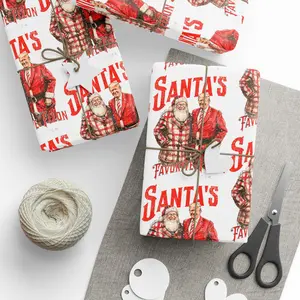 Santa's Favorite Felon Custom Wrapping Paper Roll