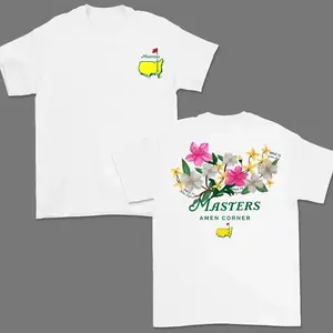 [SALE OFF 50%] Masters Amen Corner Golf Shirt, Soft Vintage Cotton T-Shirt, Masters Golf T-shirt, Casual Menswear EW