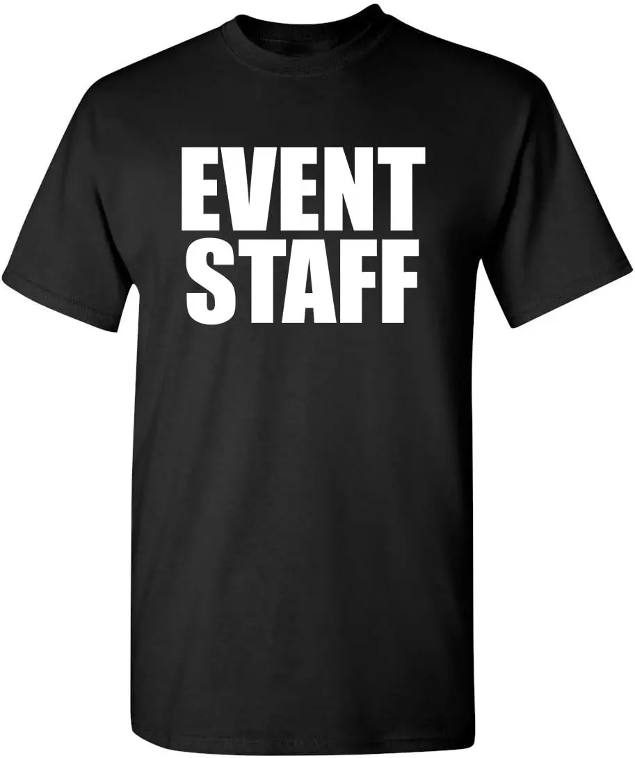 100%cotton Feelin Good Tees Security Uniform Shirt for Work Concerts Events Weddings Job Staff T Shirt