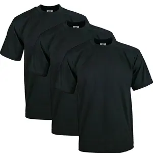 Pro Club Men's 3-Pack Heavyweight Cotton Short Sleeve Crew Neck T-Shirt Blanks