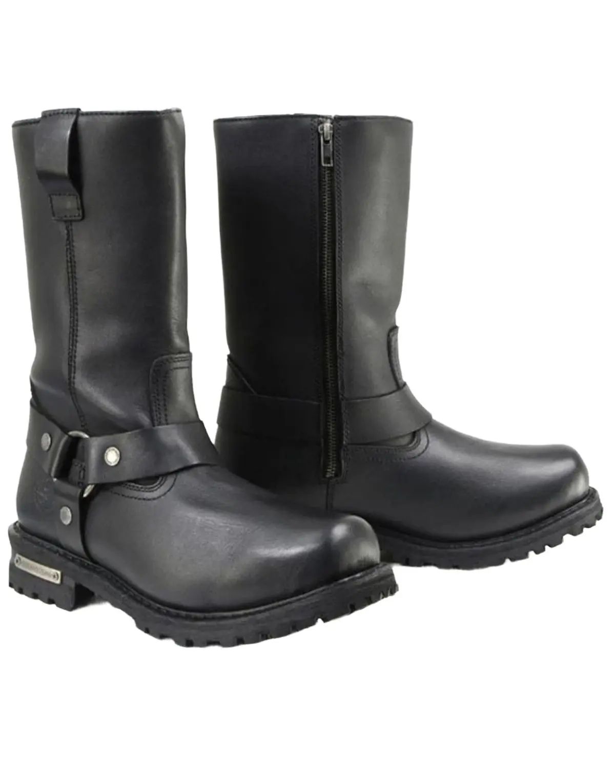 Milwaukee Leather Men's Men'S 11" Waterproof Harness Boot Square Toe - Mbm9061wp