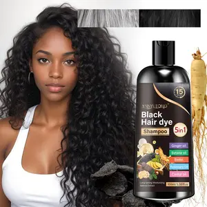 5-in-1 Black Hair Dye & Care Shampoo – With ginger, batana oil and biotin, it offers natural black color, deep hydration and nourishment. Gentle on scalp and hair, it suits all types, making it great for at-home coloring and daily hair care routines.