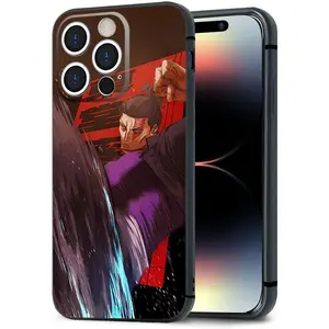 Aoi_Todo JJK Manga Character Black Phone Case - Originality Premium Silicone TPU Anime Protective Shell for iPhone