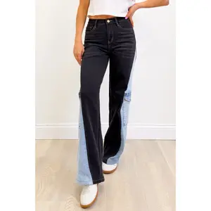 Double Take By Denim BAR - Wide Leg Jeans