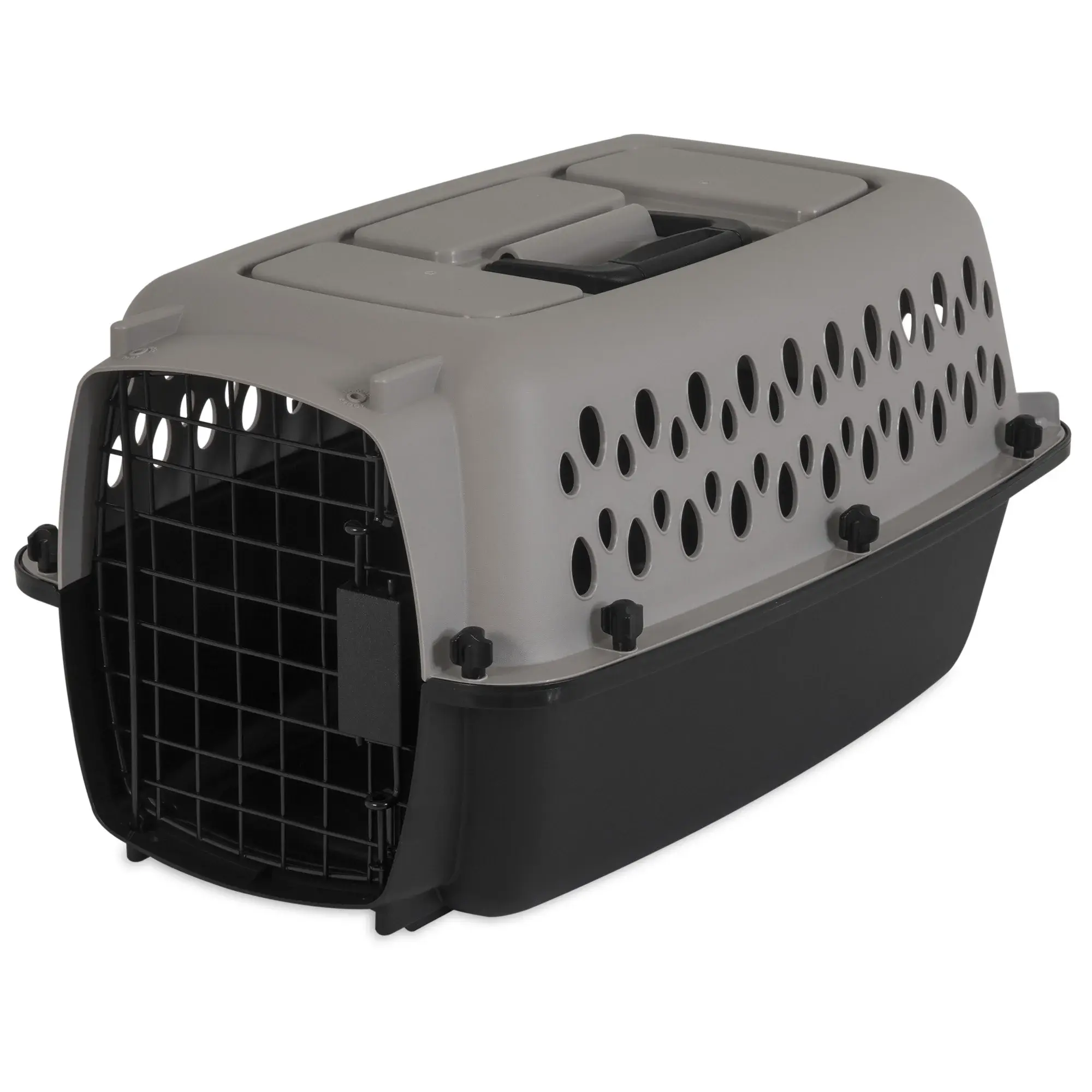 Pet Kennel 19" X-Small Plastic Dog Crate Portable Carrier for Pets Up To 10 lbs - Portable Pet Carrier