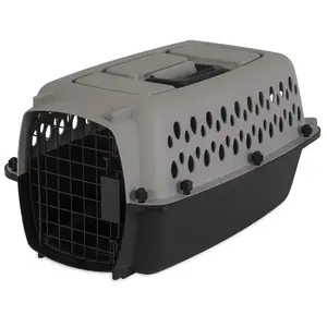 Pet Kennel 19" X-Small Plastic Dog Crate Portable Carrier for Pets Up To 10 lbs - Portable Pet Carrier