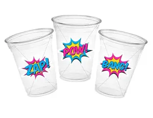 GIRL SUPERHERO PARTY Cups - Superhero Cups Superhero Birthday Superhero Party Superhero Decorations Superhero Party Favors Superhero