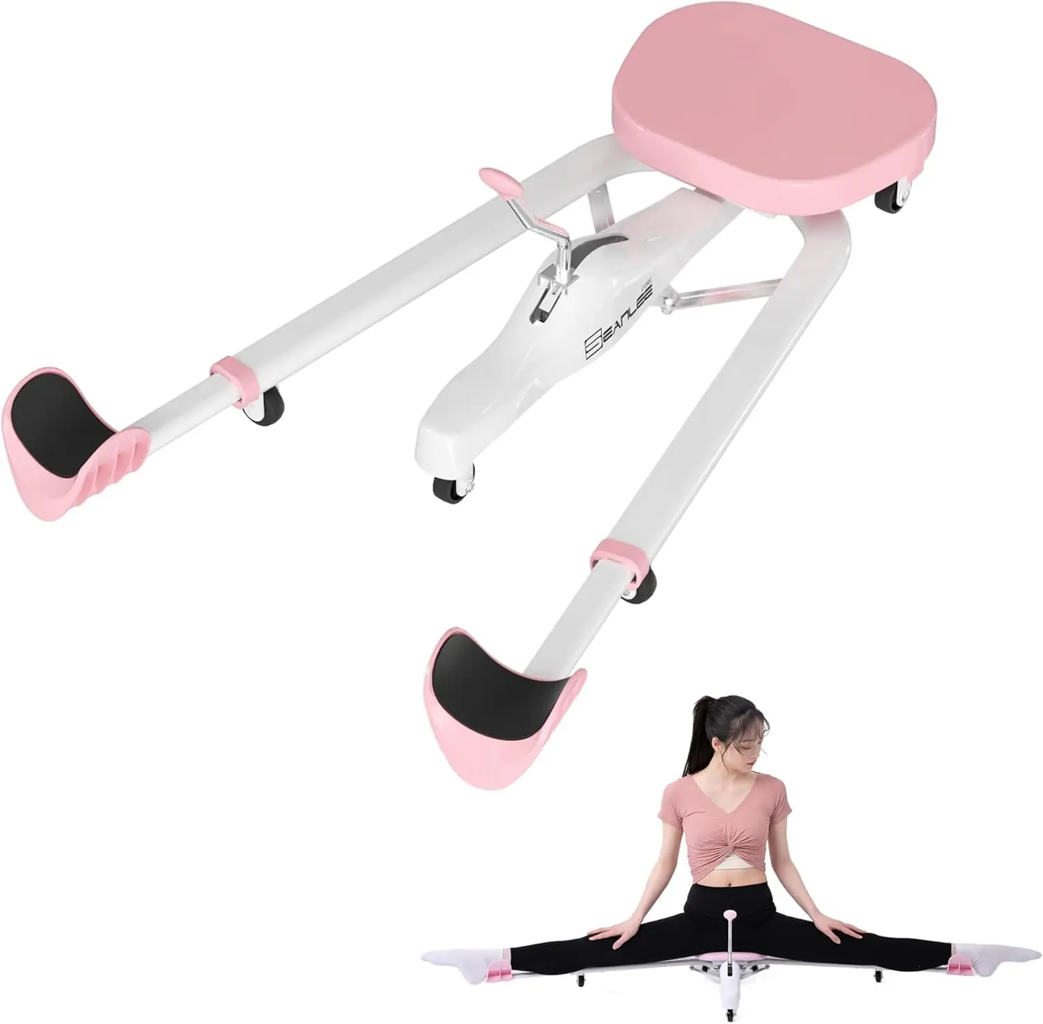 SEANLEECORE New Split Leg Stretcher, Home Workout Stretching Gear & Leg Spread Machine, Splits Machine Stretcher with Kids for Flexibility Boosting & Ballet Training summerwins