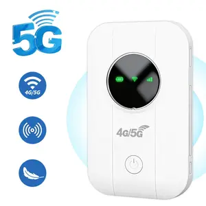 5G/4G LTE Mobile Hotspot,Dual Band(5G/4G) Mobile WiFi,300Mbps High Speed,Portable WiFi Hotspot for Travle,Business,RV,Cruise,Supports 10+ Devices,Hotspot Device,Wireless Wifi Hotspot,Wifi Battery Powered