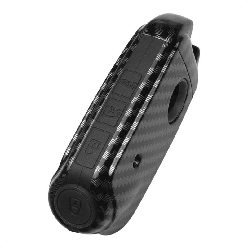 KIA Sedona Grand Carnival Key Fob Case - 6 Button Carbon Fiber Pattern Cover With Silicone Protection