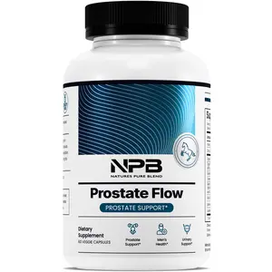 Nature's Pure Blend Prostate Flow Prostate Support - Men's Health - Urinary Support - 90 Caps - Organic Saw Palmetto - Turmeric (95% Curcuminoids) - Green Tea Leaf - Cranberry - Prostate Flow