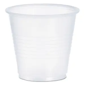 Dart DCCPK 3.5 oz Polystyrene Plastic Cold Cups - Translucent - 100 Pack