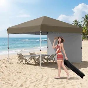 Garvee Pop Up Canopy, Easy Up Canopy Tent, Heavy Duty Tents for Parties, One Person Set Up Event Tent