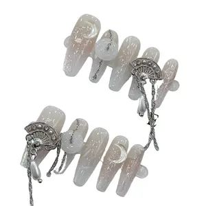 Y71 handmade wear a new Chinese style cheongsam a flag open win nail nail nail patch