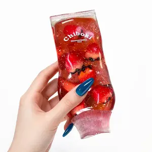 Jam Tube Squishy - Strawberry & Blueberry Moldable Non-Rebound Fidget Toy | Soft Gel Stress Ball