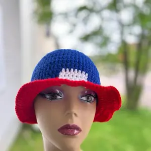 Haitian Pride Crochet Hat