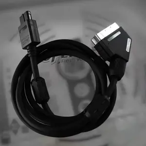 NTSC High-quality Nes SFC/SNES/NGC Super  SCARTAudio-Video AV Cable , European standard broom head with RGB output