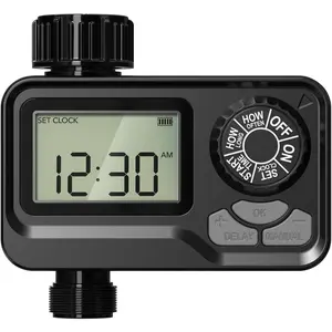 BN LINK Programmable Sprinkler Timer with Rain Delay -  Digital Water Timer for Garden Hoses, Manual & Automatic Irrigation System, 1 Outlet