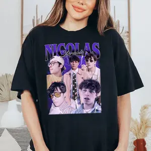 Vintage Nicolass Sturniolo Tshirt Sweatshirt Hoodie Relaxed Fit Cotton Top