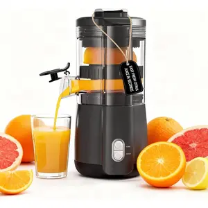 Electric Citrus Juicer, Hand-Free Citrus Juicer Machine with Cleaning Brush, High-Performance Automatic juice press for , Lime, Grapefruit, Pomegranate, Easy to clean