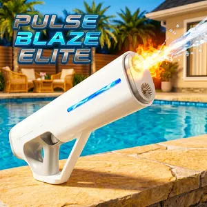 Premium Pulse Blaze Elite Water Soaker. Auto Refill Squirt Toy with Glowing LED Lights 32FT Range. Complete Kit Summer Beach Pool Party Game For Boys Girls Adults Teens Birthday Gift 2026.
