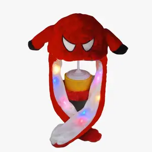 Spider Plush Swag Hats™ LED Light-Up Moving Ear Hat – Fun & Playful Accessory with Dancing Ears & Colorful LED Lights – Perfect for Parties, Festivals, & Social Media