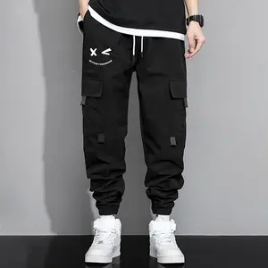 Men's Functional Work Pants Summer Trendy Loose Jogger Casual Trousers Spring Autumn