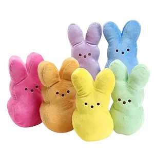 Multicolor Plush Bunny Toy – Cute Soft Stuffed Animal for Kids, Teens & Desk Decor – Kawaii Plush Figure Gift TikTok Viral Trending Best Seller Must Have