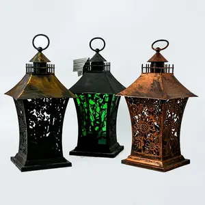 Halloween Lighthouse Party Supplies Decorative Props LED Glowing Handheld Night Light Square Chandelier