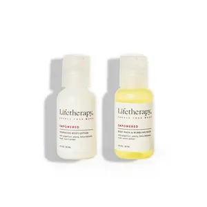 Lifetherapy Mini Body Wash & Lotion Duo - Hydrating Body Wash And Lotion Duos For Skin Repair And Cleansed, Moisturized Skin