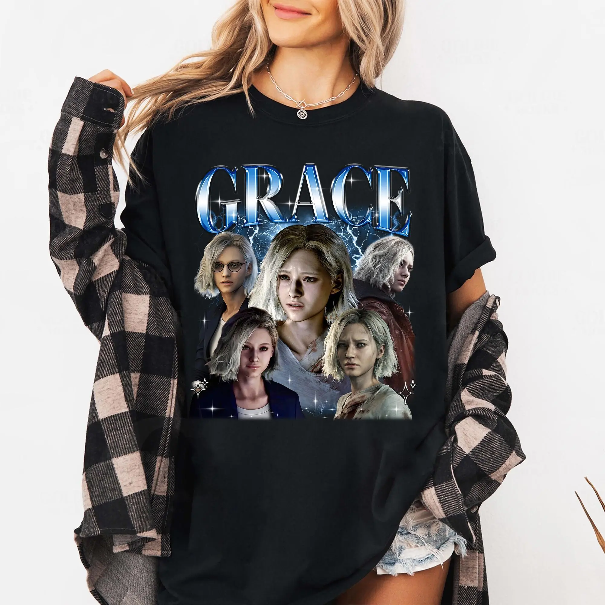 Grace Ashcroft Shirt, Resident Evil 9 Requiem Tee, Horror Game