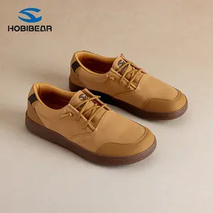 HOBIBEAR Wide-Toe Shoes Spring/Autumn Soft Sole Low-Top Canvas Sneakers Unisex Casual Outdoor Everyday Shoes