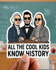 History Teacher Sticker 3''x2.67''