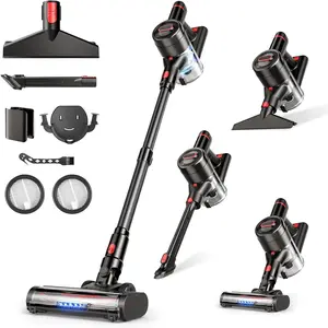 Cordless Vacuum Cleaner 450W 40Kpa Stick Vacuum with Powerful Suction 50Mins Runtime Anti-Tangle Brush 8 in 1 Lightweight Vacuum for Home Hard Wood Floor Carpet Pet Hair