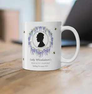 Bridgerton Mug - Lady Whistledown - Funny Mug - Gifts for Her - Gifts for Him - Netflix - Polin - Novelty Gift - Birthday - 11oz Mug