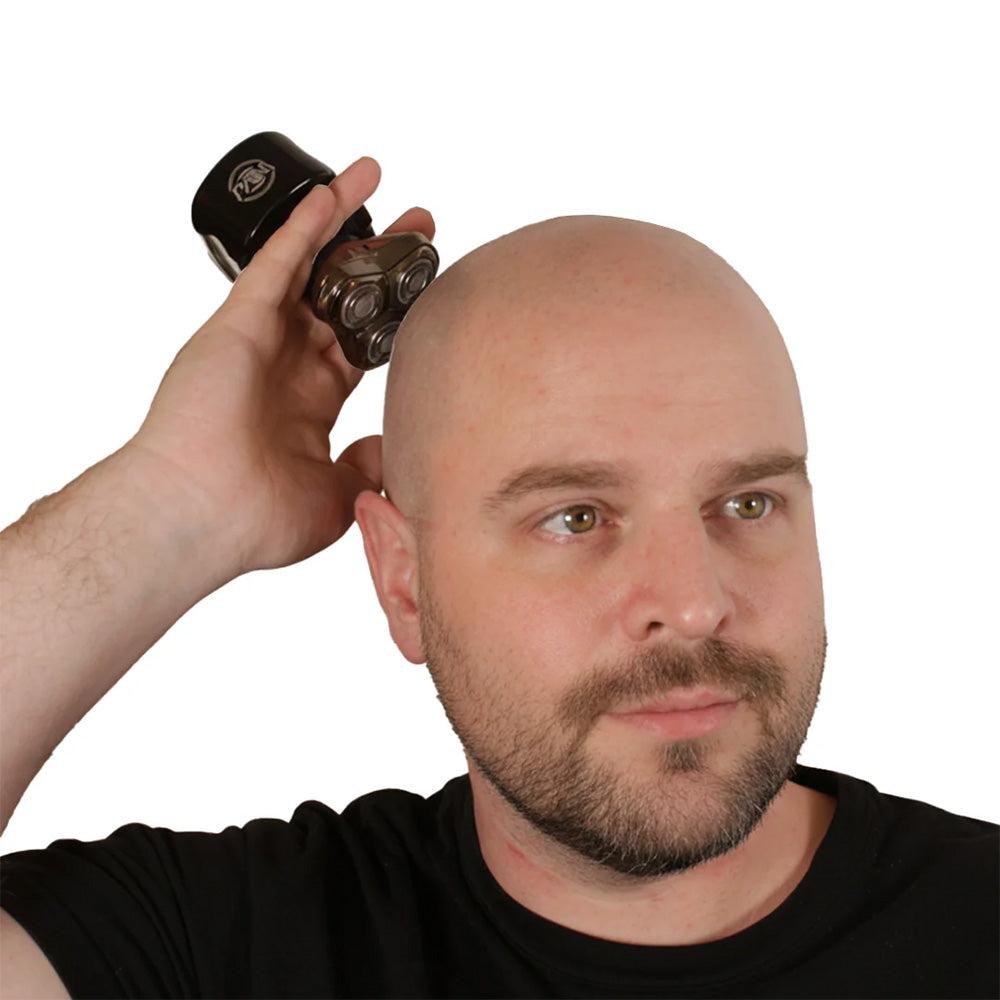 Palm Head Shaver & Baby Beast Trimmer Combo | Complete Head and Beard Grooming for Men