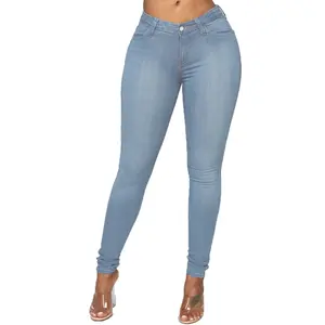 Women's Stretchy Skinny Jeans, Casual Tight-Fit Denim Jeans for All Seasons, Perfect for Commuting & Dates, Comfortable Daily Wear