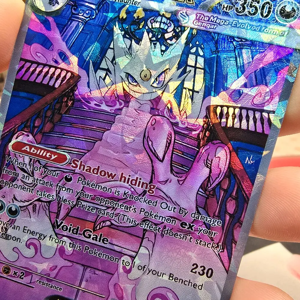 Mega Gengar EX Haunted Mansion Custom Card | Multiple Holo / Textured  Finishes - TikTok Shop