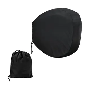 Garden Hose Reel Cover for Water Hose Reel Convenient with Storage Bag Dustproof Black