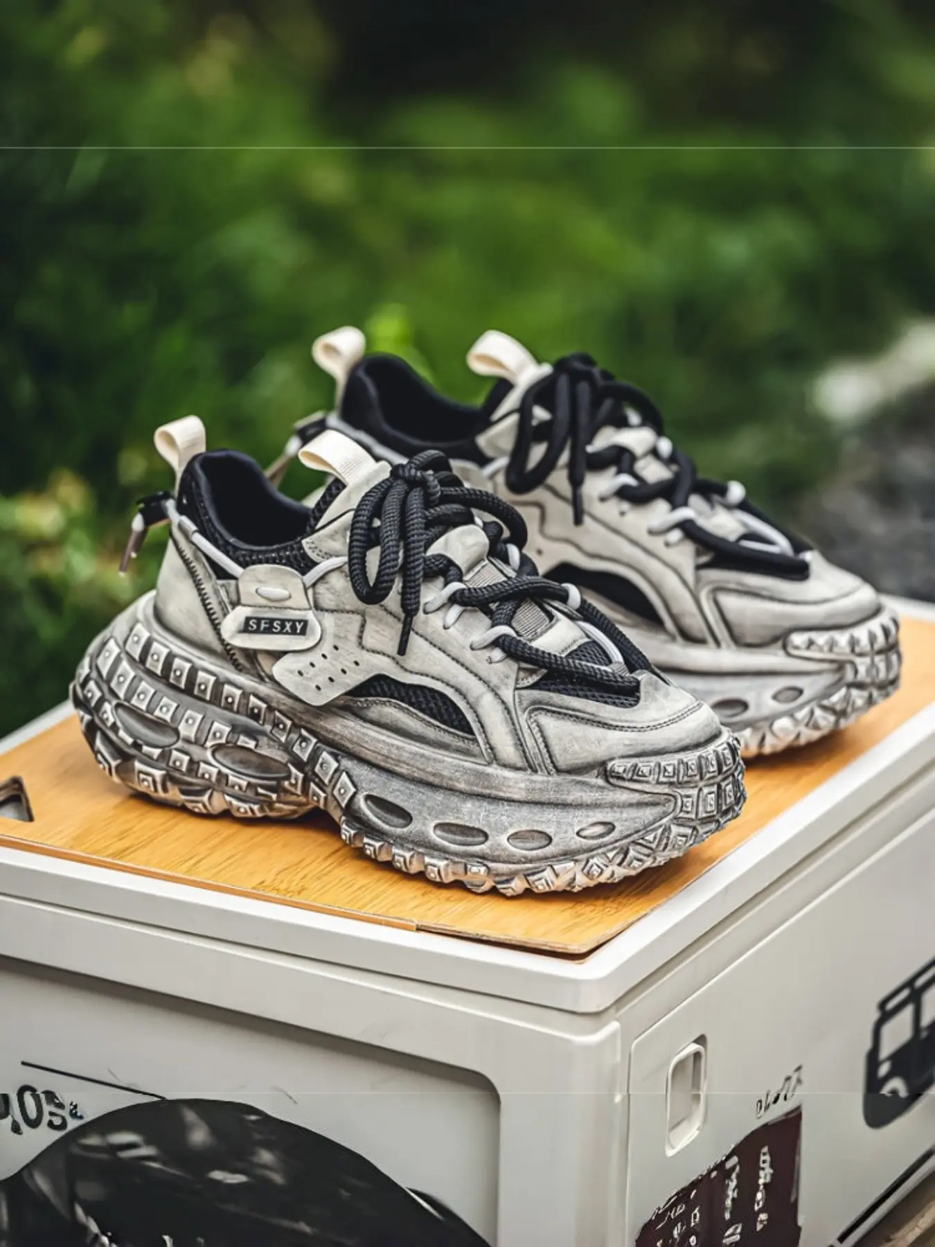 Men's Breathable Mesh Sports Shoes, Trendy Youth Sneakers with Durable Sole, Comfortable Thick Sole Dad Shoes for Casual Wear, Thick Soled Sneakers, Athletic Casual Sneakers, Trendy Fashion Sneaker