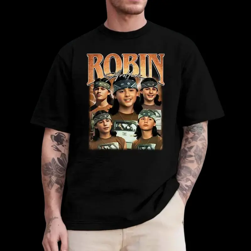 Robin Arellano Retro Unisex T-shirt, The Black Phone T-Shirt, Movie Meme Shirt, Fashion Cotton, Full Colors, Full Sizes, For Men, For Women