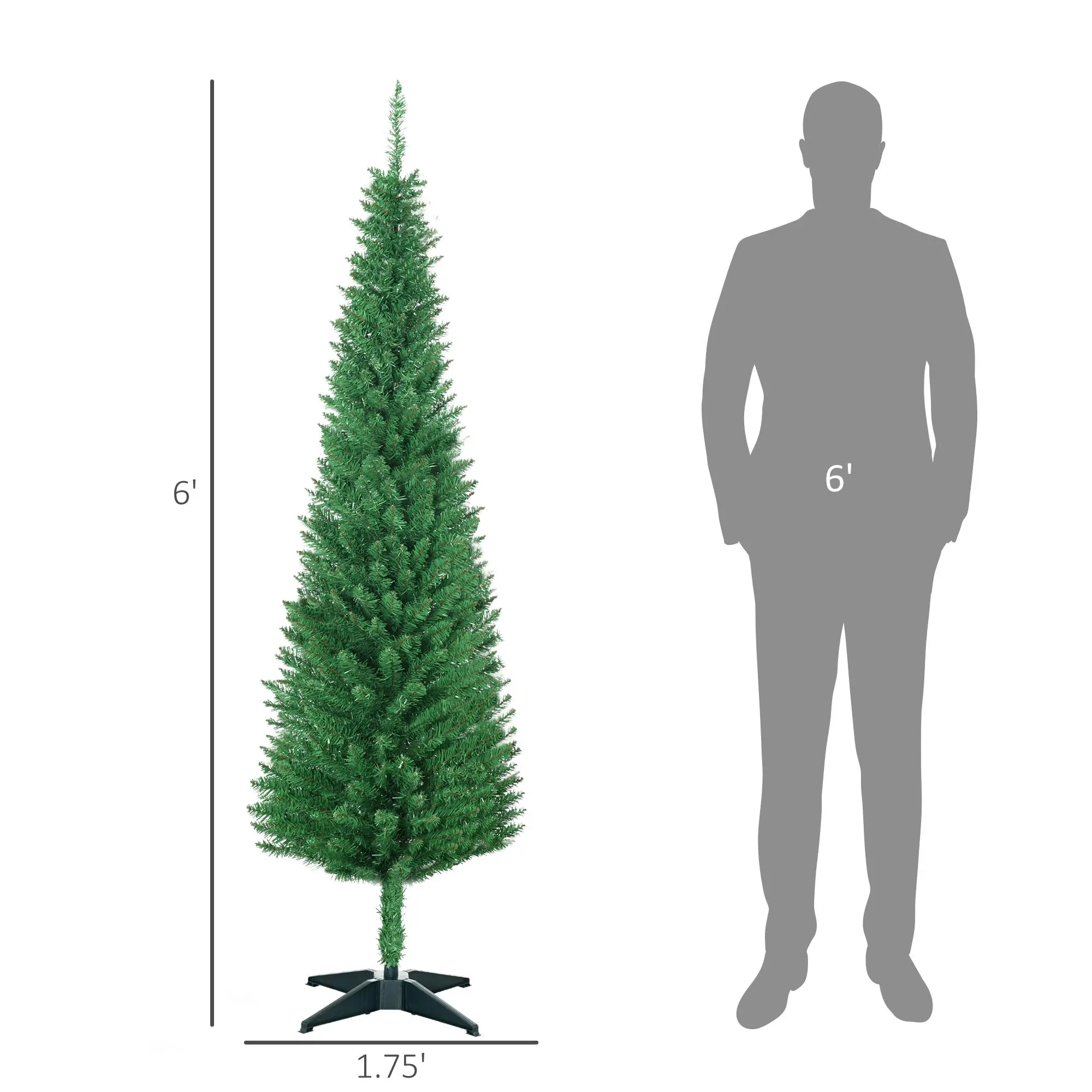 6', 390 Tips, Light Green